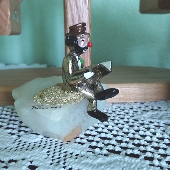 Vintage, Signed Ron Lee Clown Figurine Emmitt Kelly 🤡 - Picture 10 of 10